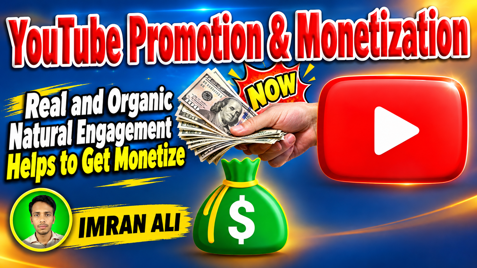 I will do YouTube promotion and channel monetization